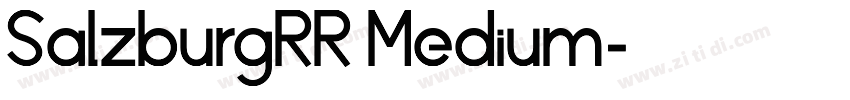 SalzburgRR Medium字体转换